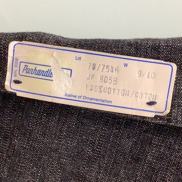 VGT Panhandle Slim fold over waist rib cage high waisted black jeans SZ 9/10 NWT - Picture 11 of 16